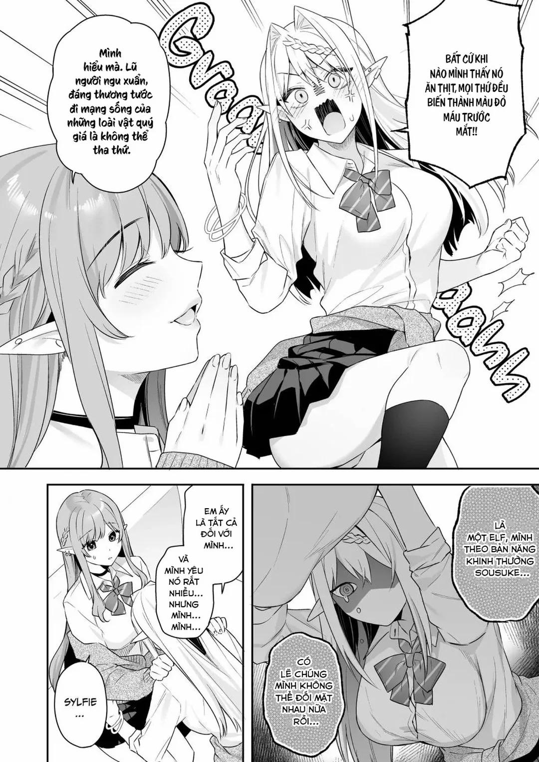 Hai nàng elf thuần chay thèm thịt Oneshot trang 9