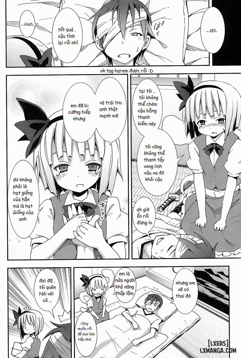 Hakugyokurou to Youmu to Arbeit Oneshot trang 22