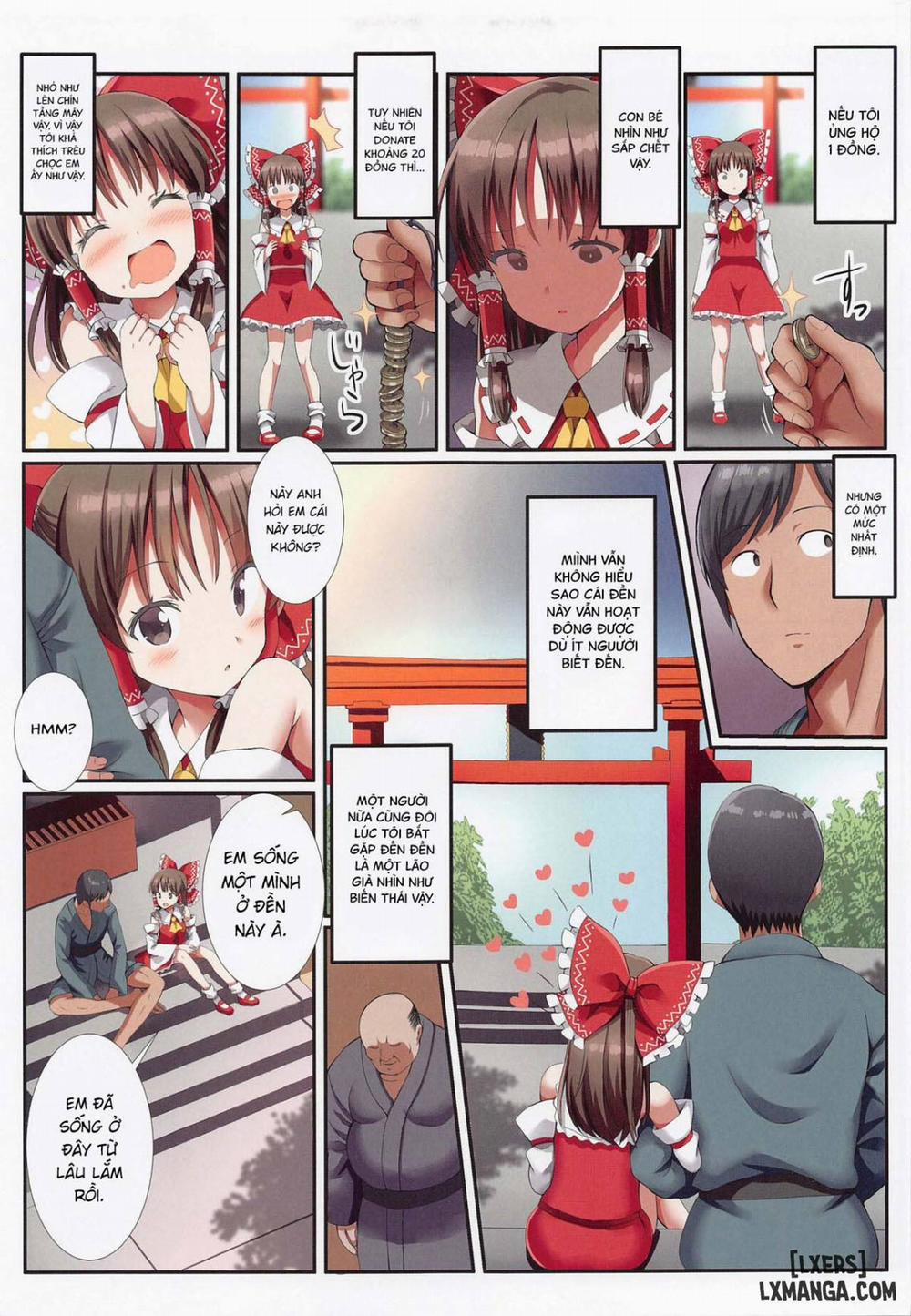 Hakurei no Chiisana Miko-san to no Himitsu no Business Oneshot trang 4