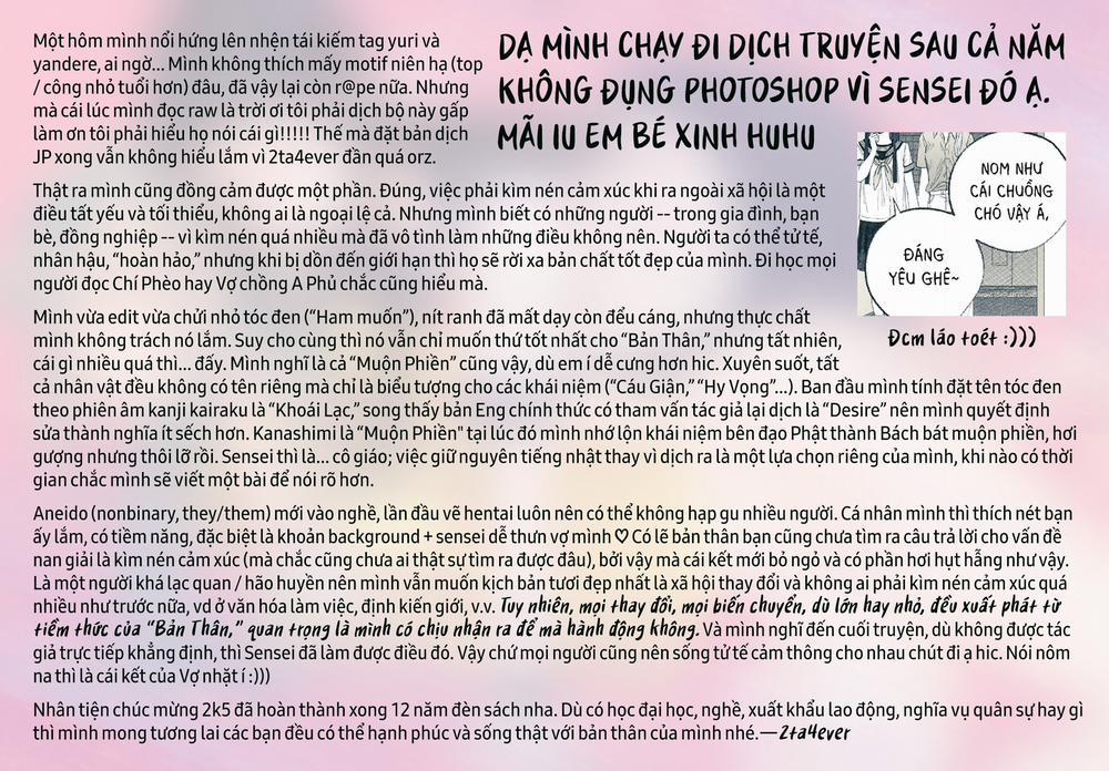 Ham muốn & Muộn phiền Tôi bị dằm trong tim trang 94