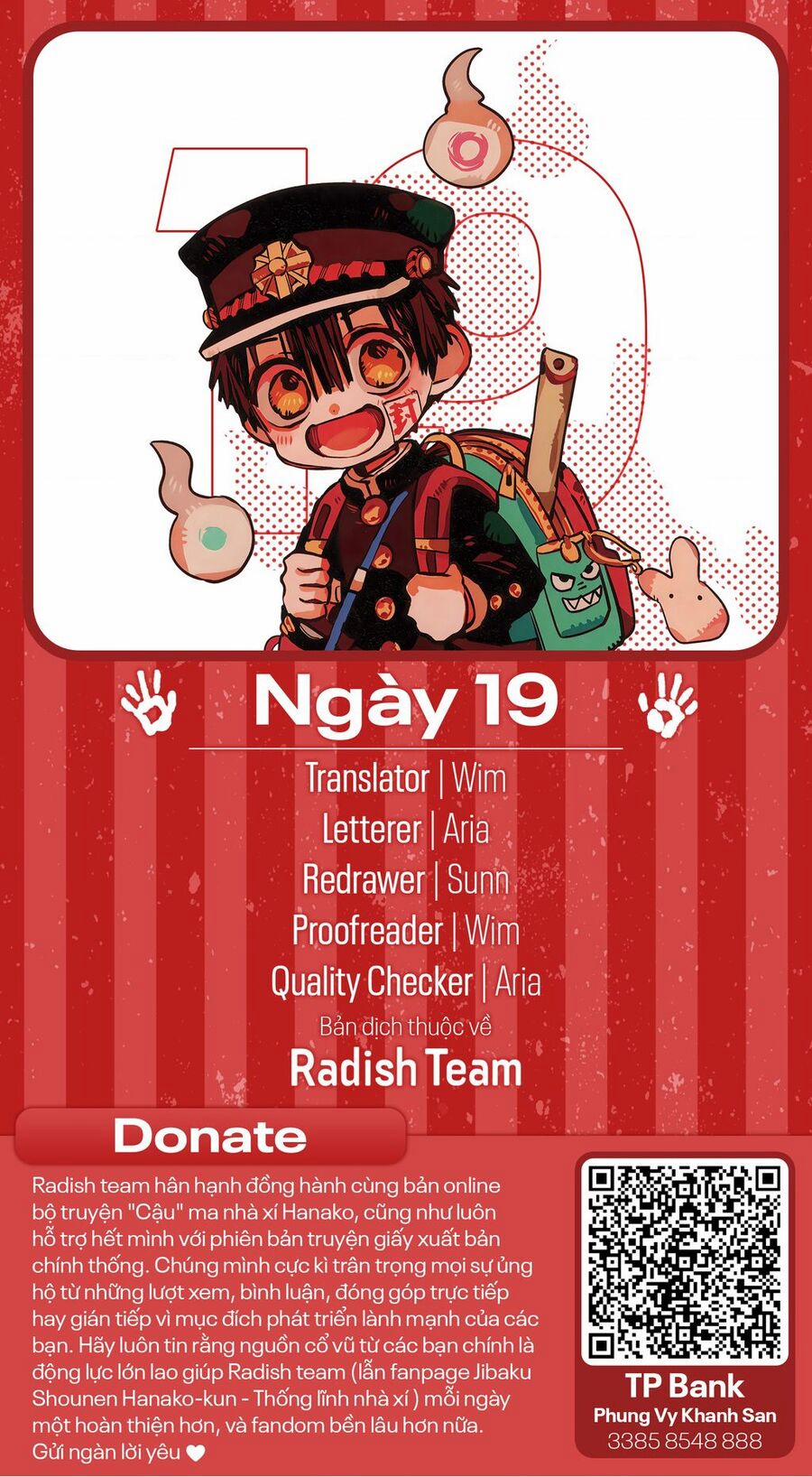 Hanako-Kun Sau Giờ Học 19 trang 1