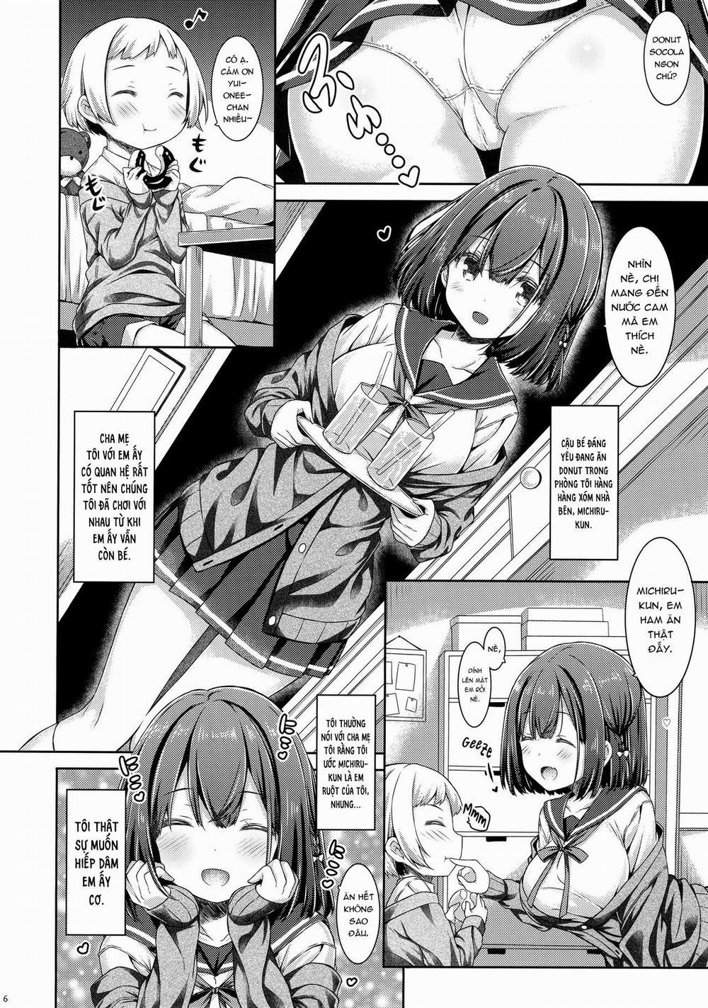 Hàng xóm của tôi dễ thương quá nên tôi không thể ngăn mình xâm phạm cậu ấy Oneshot trang 4