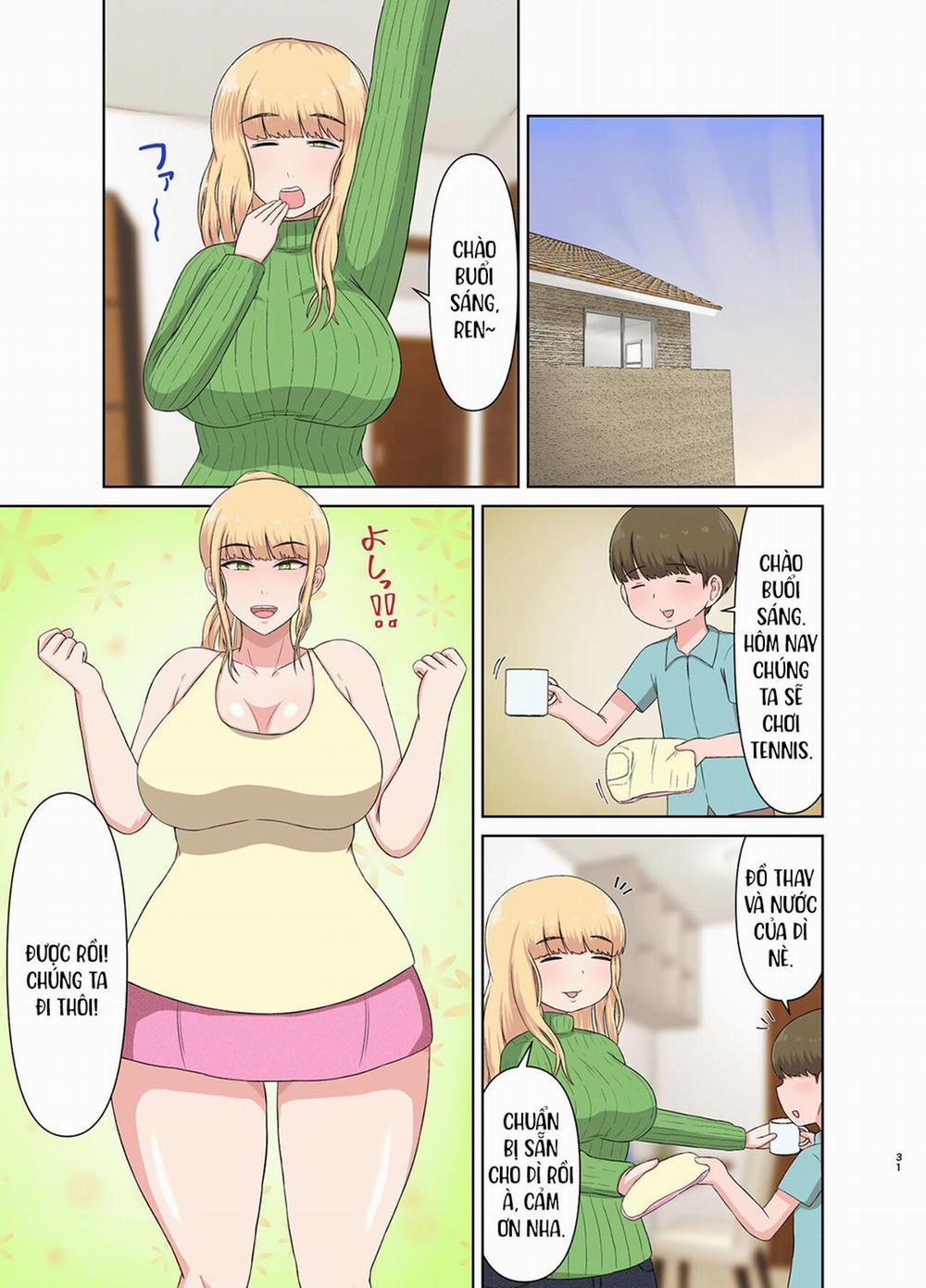 Hấp diêm người dì tóc vàng đang ngủ say Oneshot trang 30