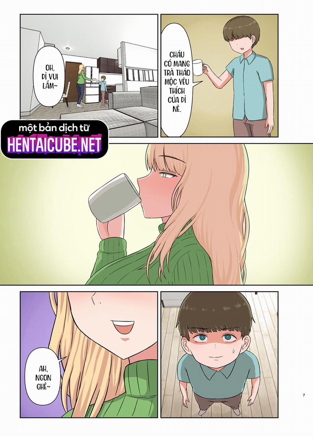 Hấp diêm người dì tóc vàng đang ngủ say Oneshot trang 6