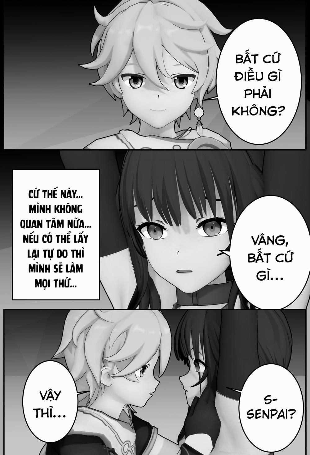 Hậu bối bé bỏng dễ thương của tôi không còn bướng bỉnh nữa! (Genshin Impact) Oneshot trang 5