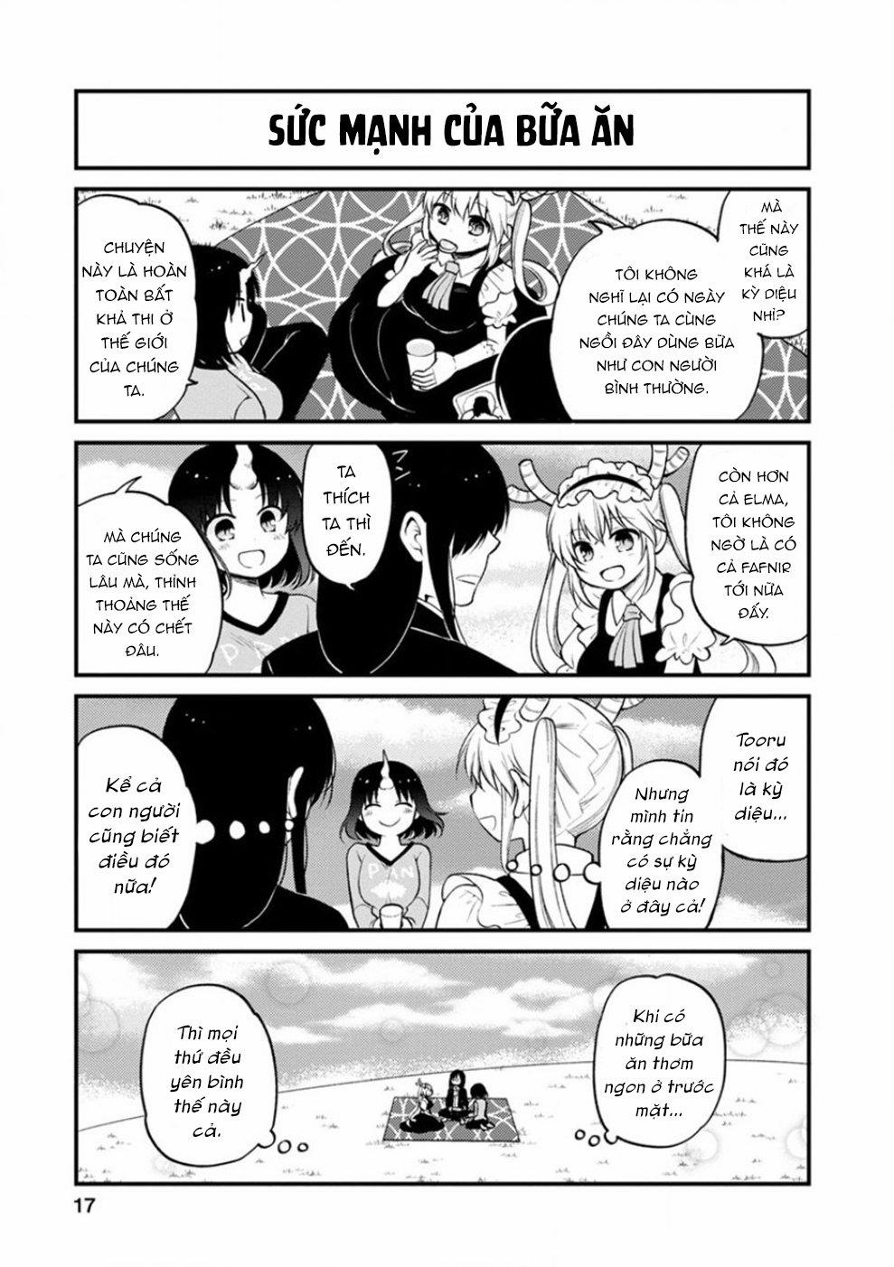 Hầu Gái Rồng Nhà Kobayashi: Nhật Ký Công Sở Của Elma 0 "Elma và đồ ăn nhà làm" trang 13