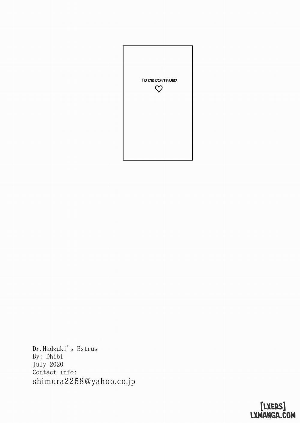 Hazuki-sensei no Hatsujouki Oneshot trang 33