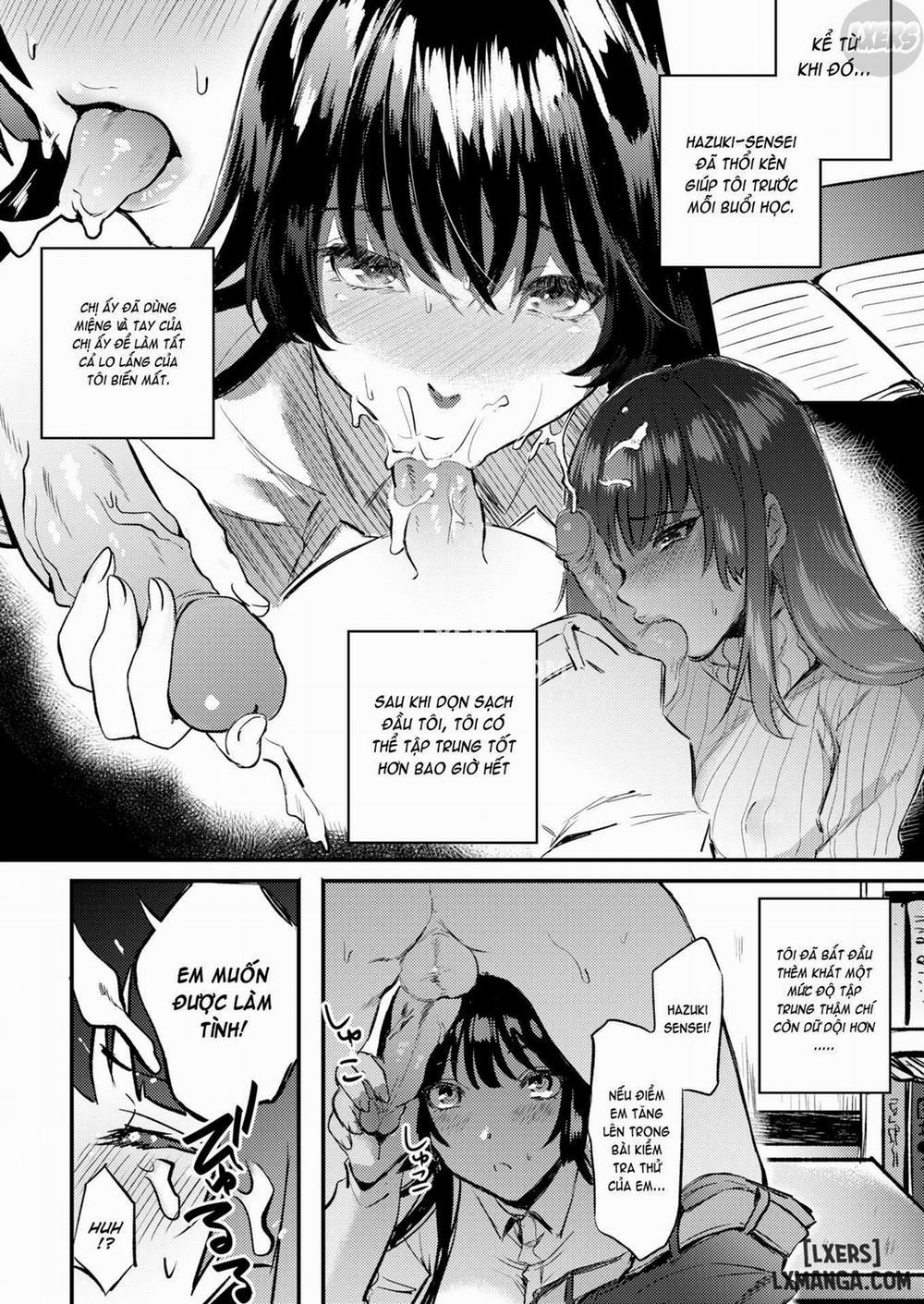 Hazuki-sensei's Too Sexy for Me to Concentrate Oneshot trang 7