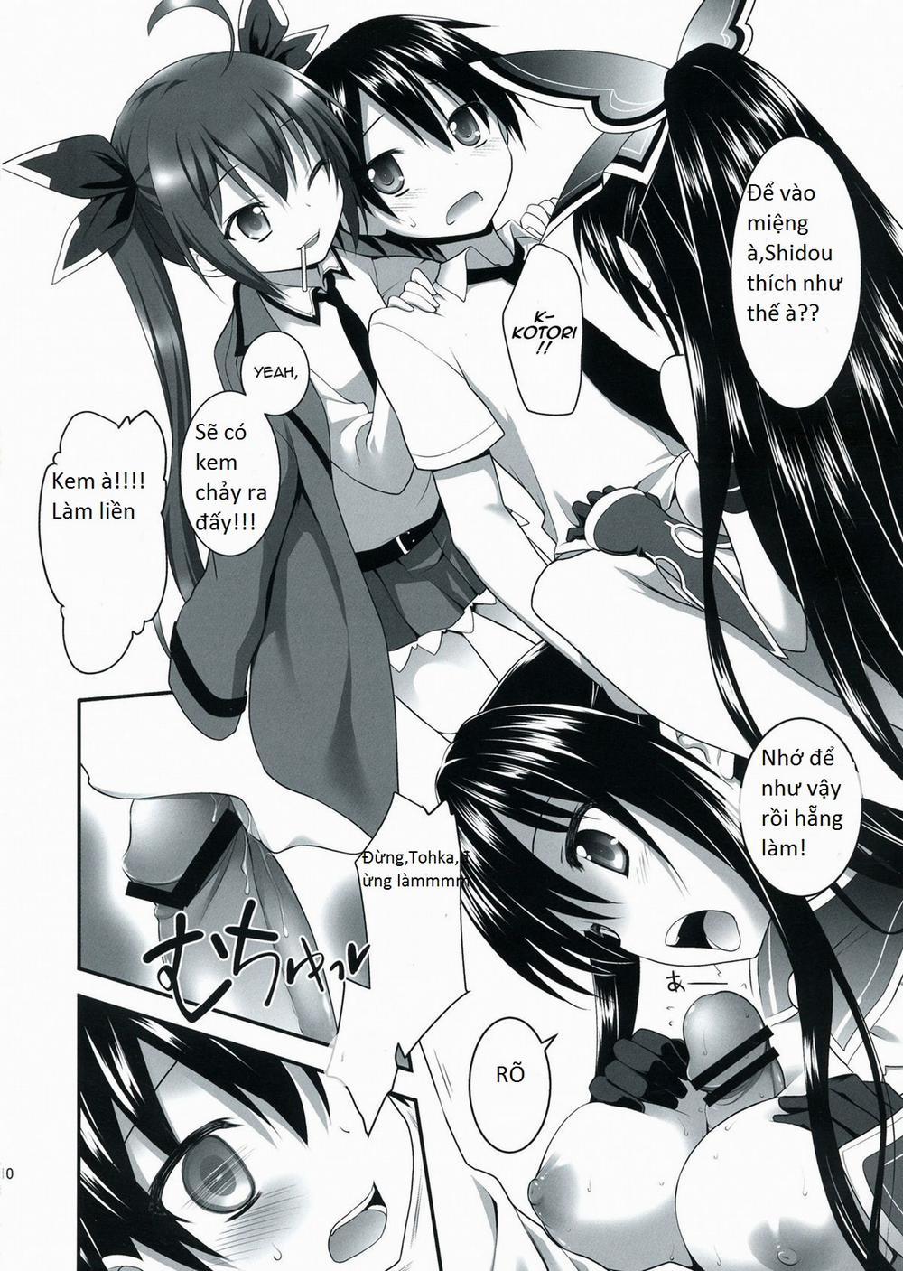 High school of the date (Date A Live) Oneshot trang 9