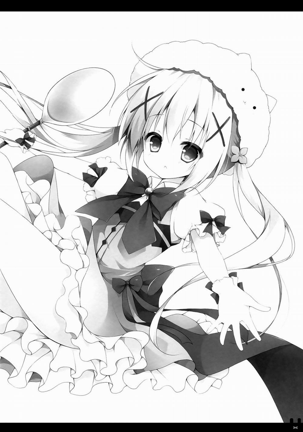 Himitsu no Toire (Gochuumon wa Usagi desu ka?) Oneshot trang 13