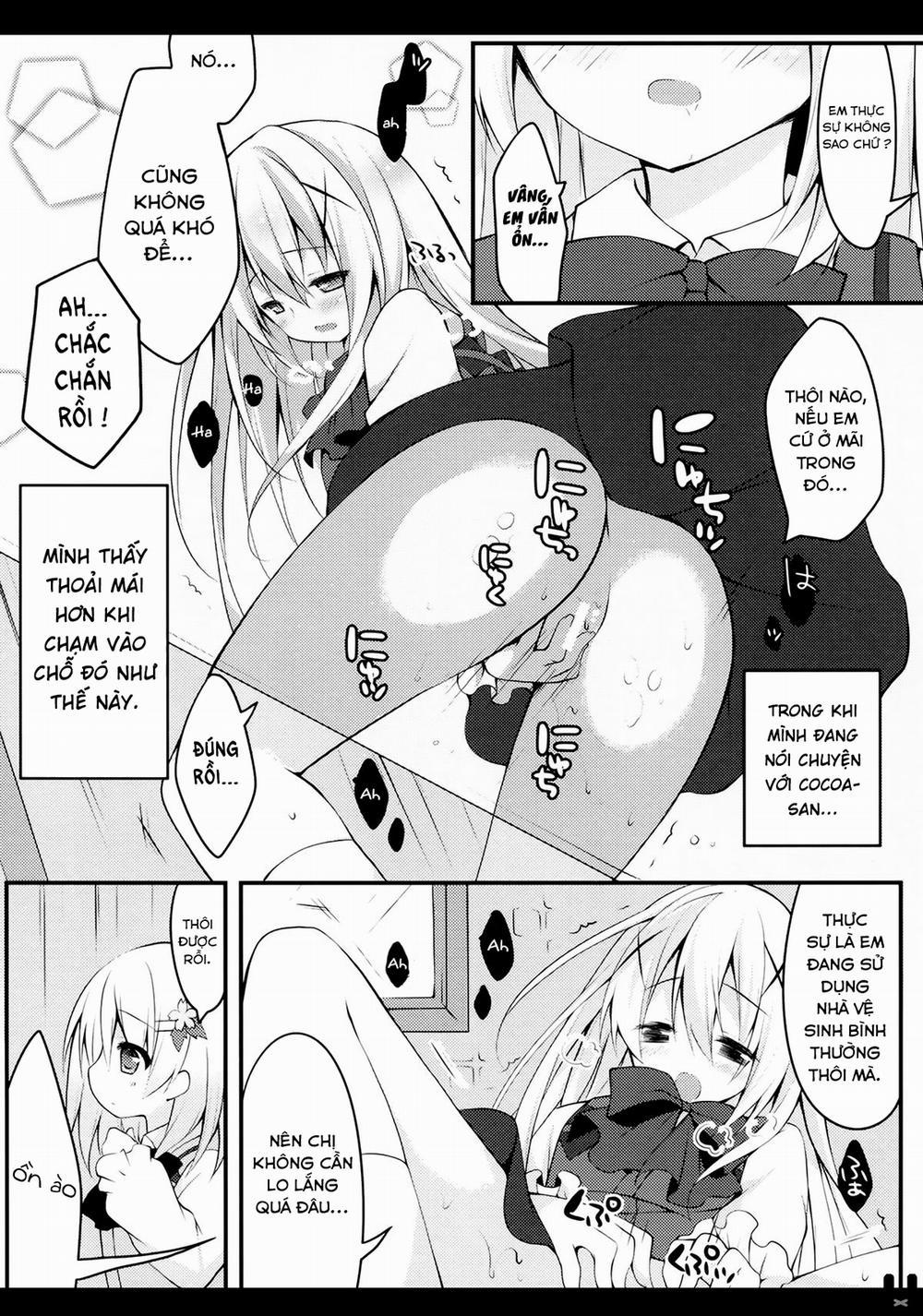 Himitsu no Toire (Gochuumon wa Usagi desu ka?) Oneshot trang 9