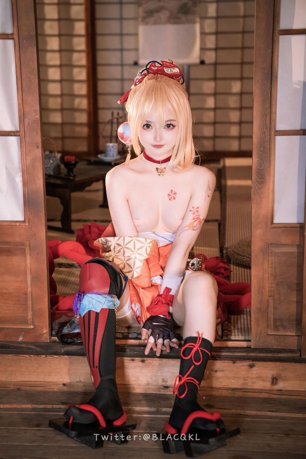Hình Cosplay 172 0 白莉爱吃巧克力 trang 40