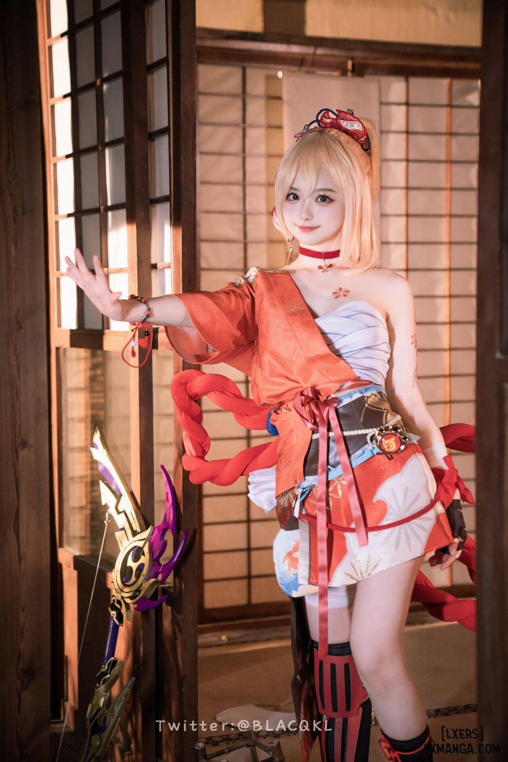 Hình Cosplay 172 0 白莉爱吃巧克力 trang 41