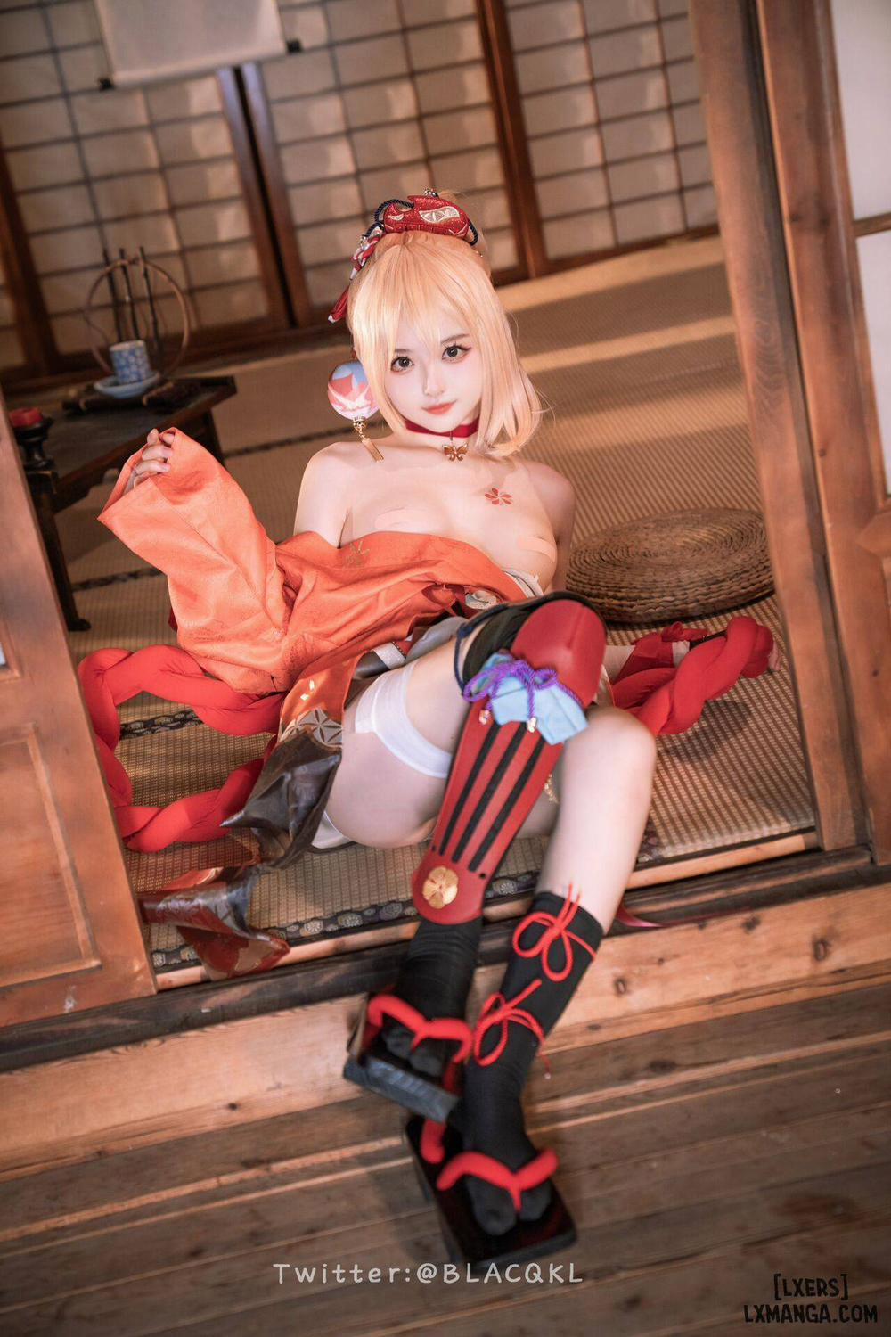 Hình Cosplay 172 0 白莉爱吃巧克力 trang 47