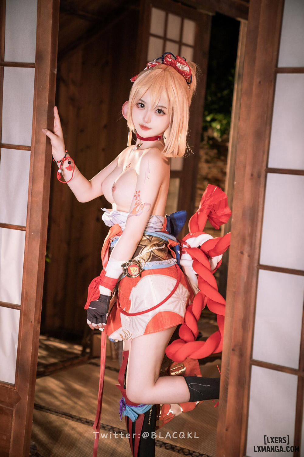 Hình Cosplay 172 0 白莉爱吃巧克力 trang 51