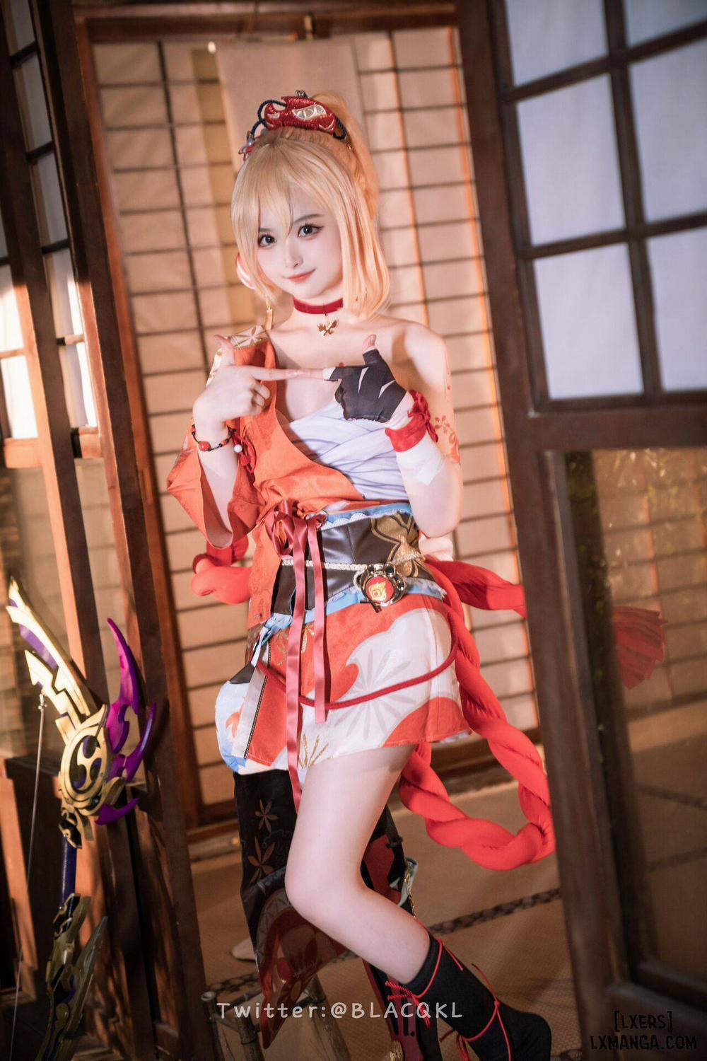 Hình Cosplay 172 - 白莉爱吃巧克力 trang 13