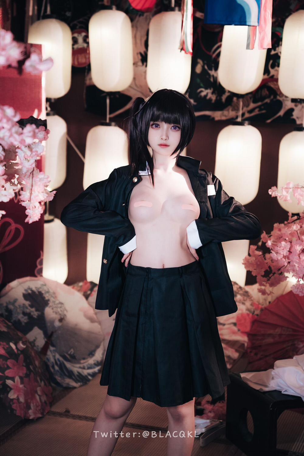 Hình Cosplay 180 0 白莉爱吃巧克力 trang 22