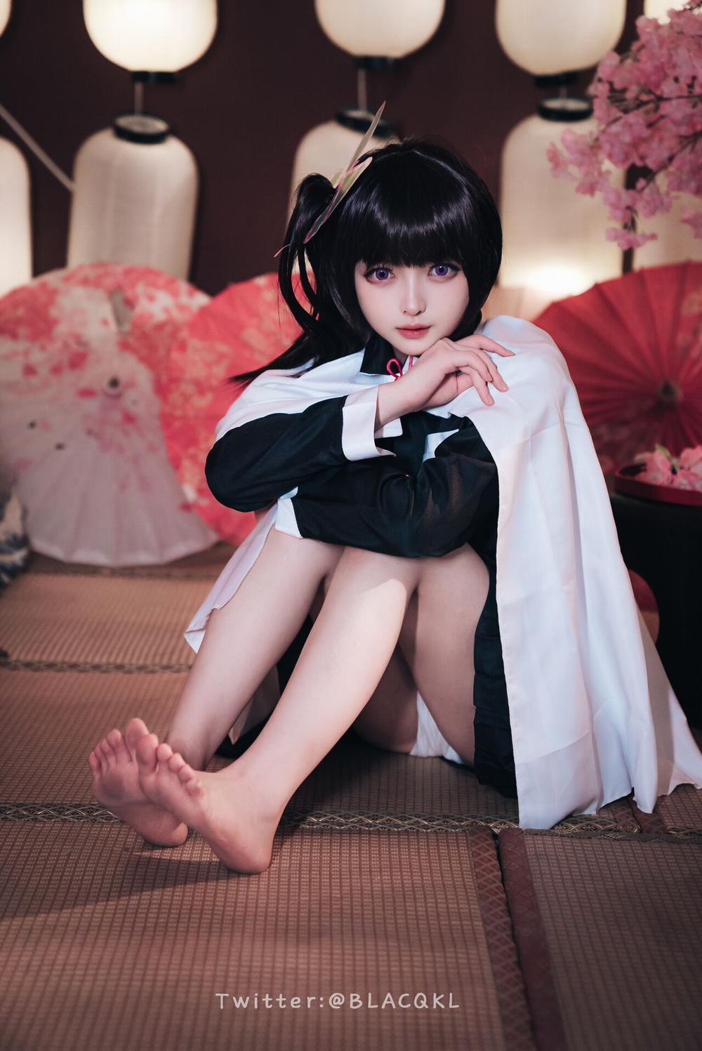 Hình Cosplay 180 0 白莉爱吃巧克力 trang 32