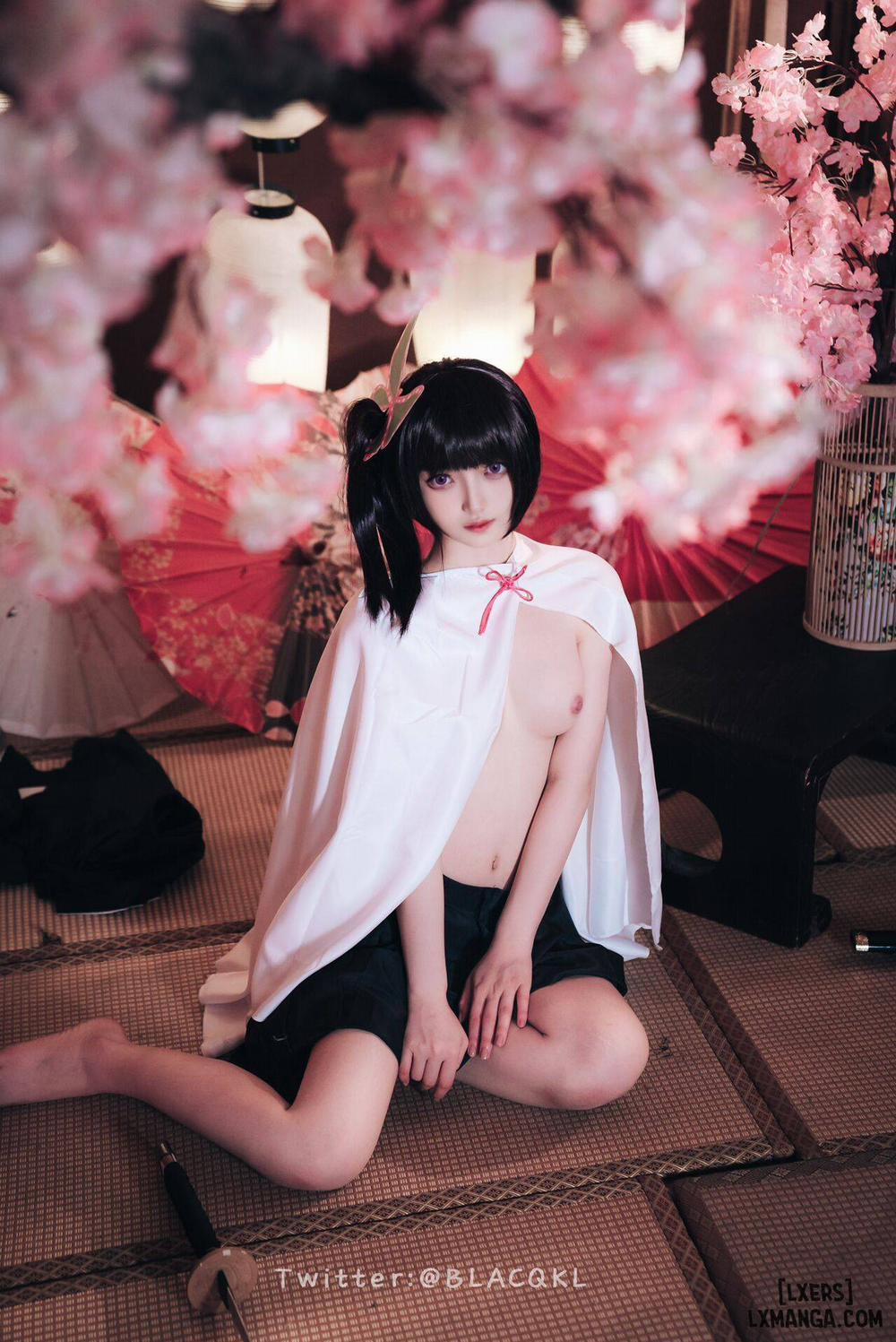 Hình Cosplay 180 0 白莉爱吃巧克力 trang 42