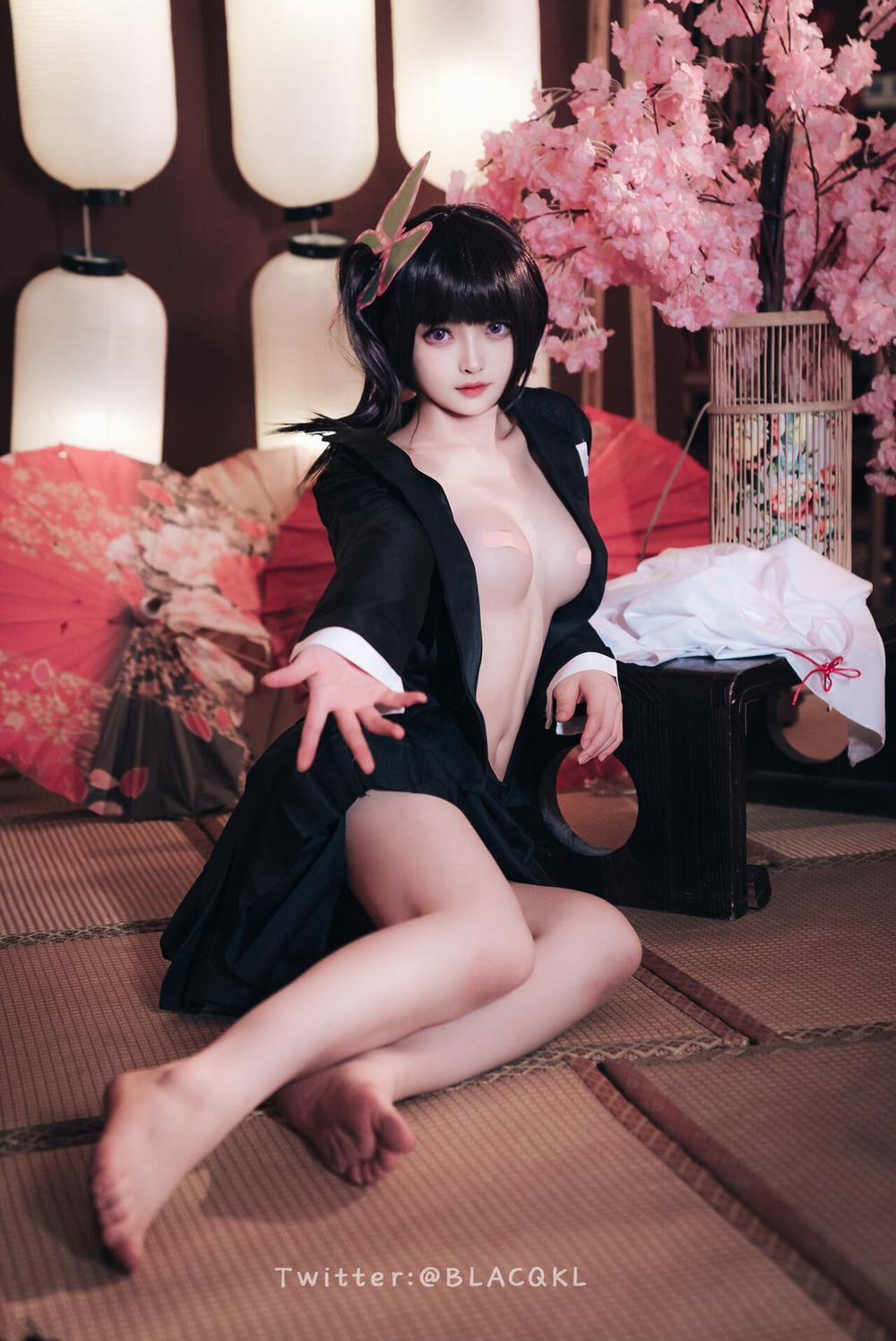 Hình Cosplay 180 0 白莉爱吃巧克力 trang 44