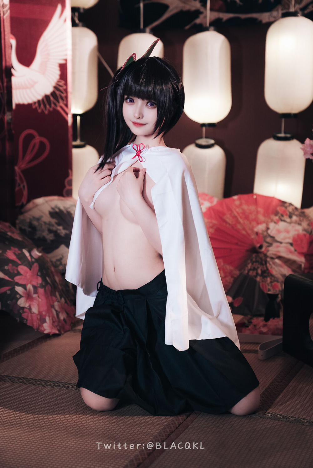 Hình Cosplay 180 0 白莉爱吃巧克力 trang 6