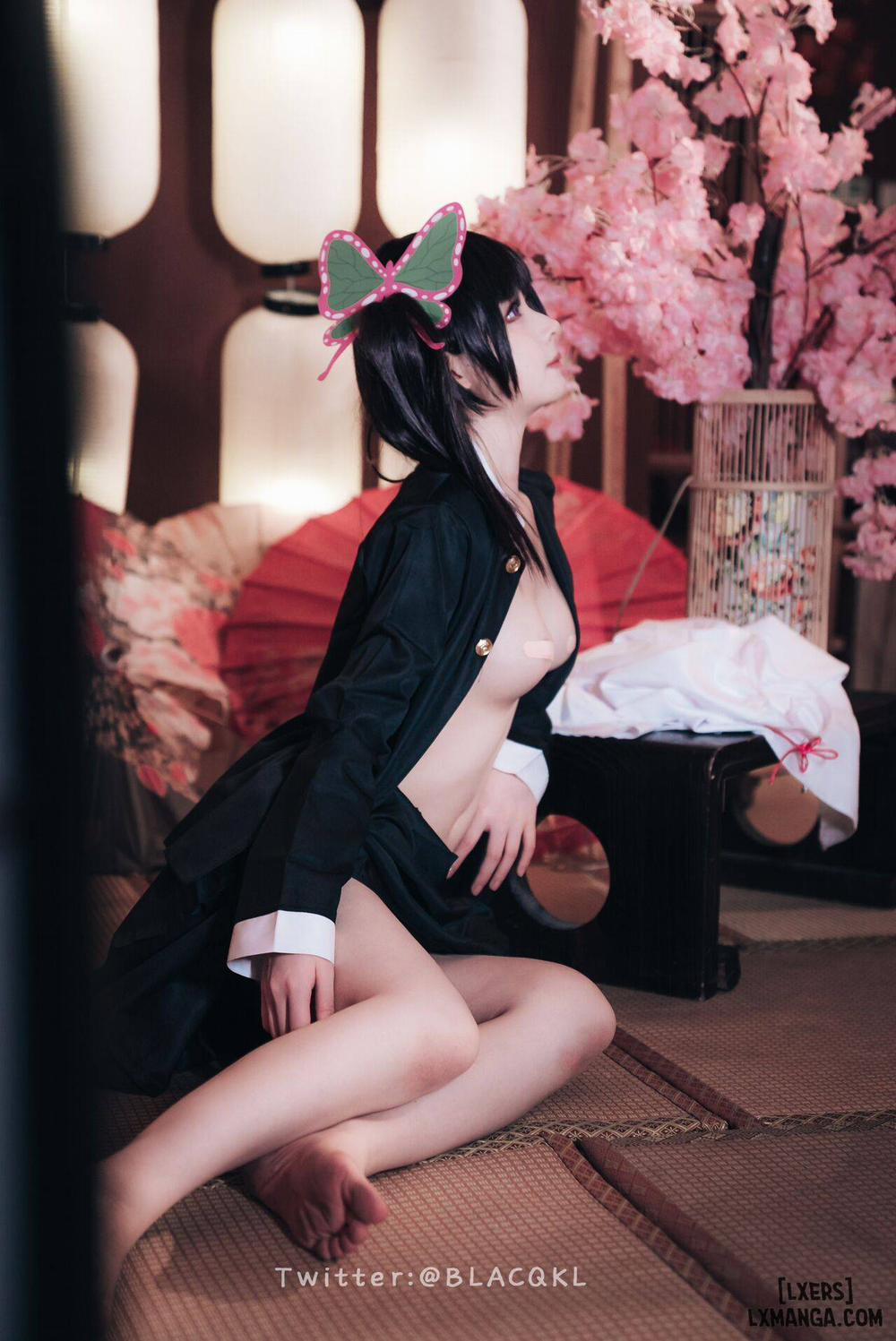 Hình Cosplay 180 0 白莉爱吃巧克力 trang 60