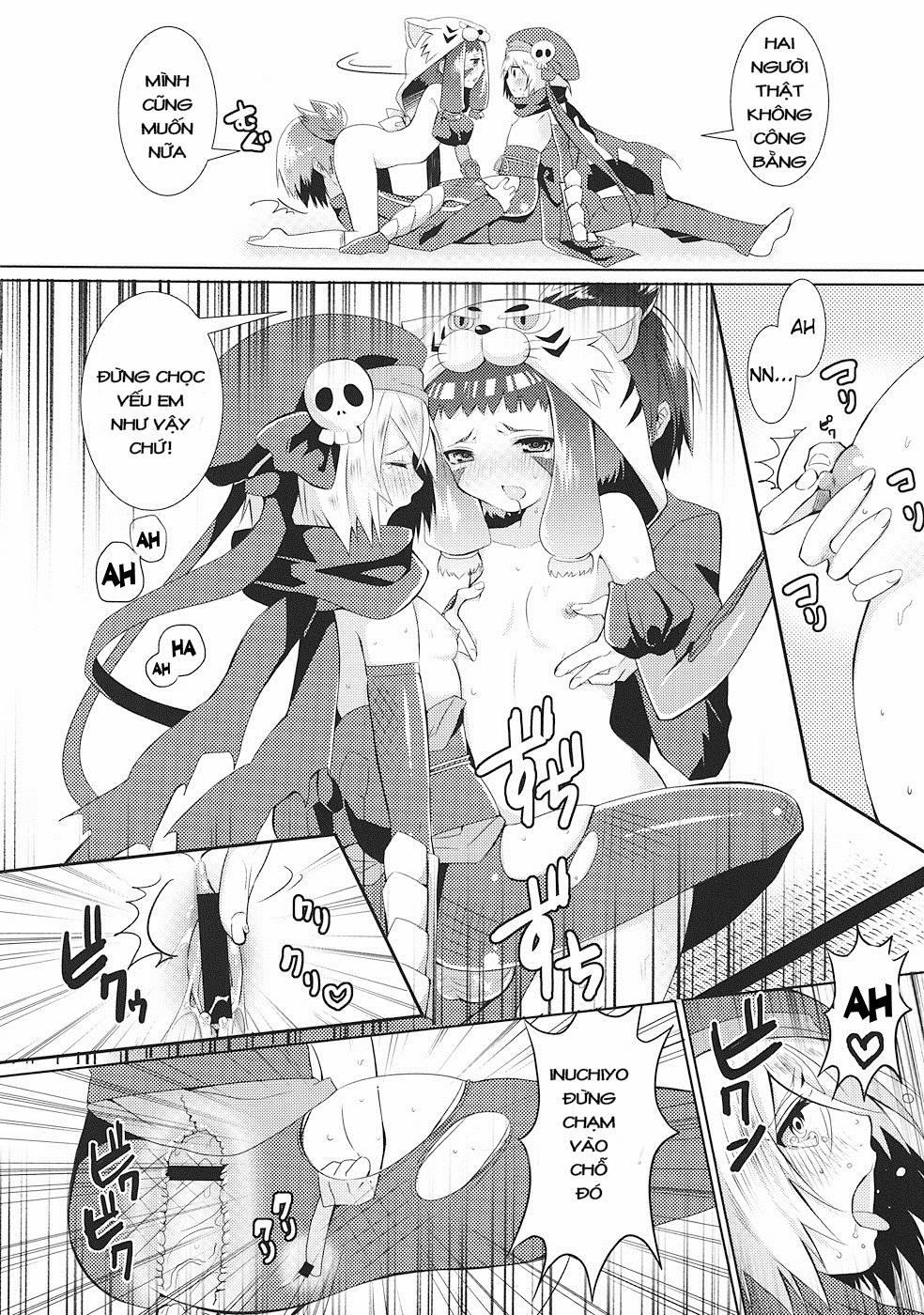 Hinnyuu Shoujo no Inbou (Oda Nobuna no Yabou) Oneshot trang 12