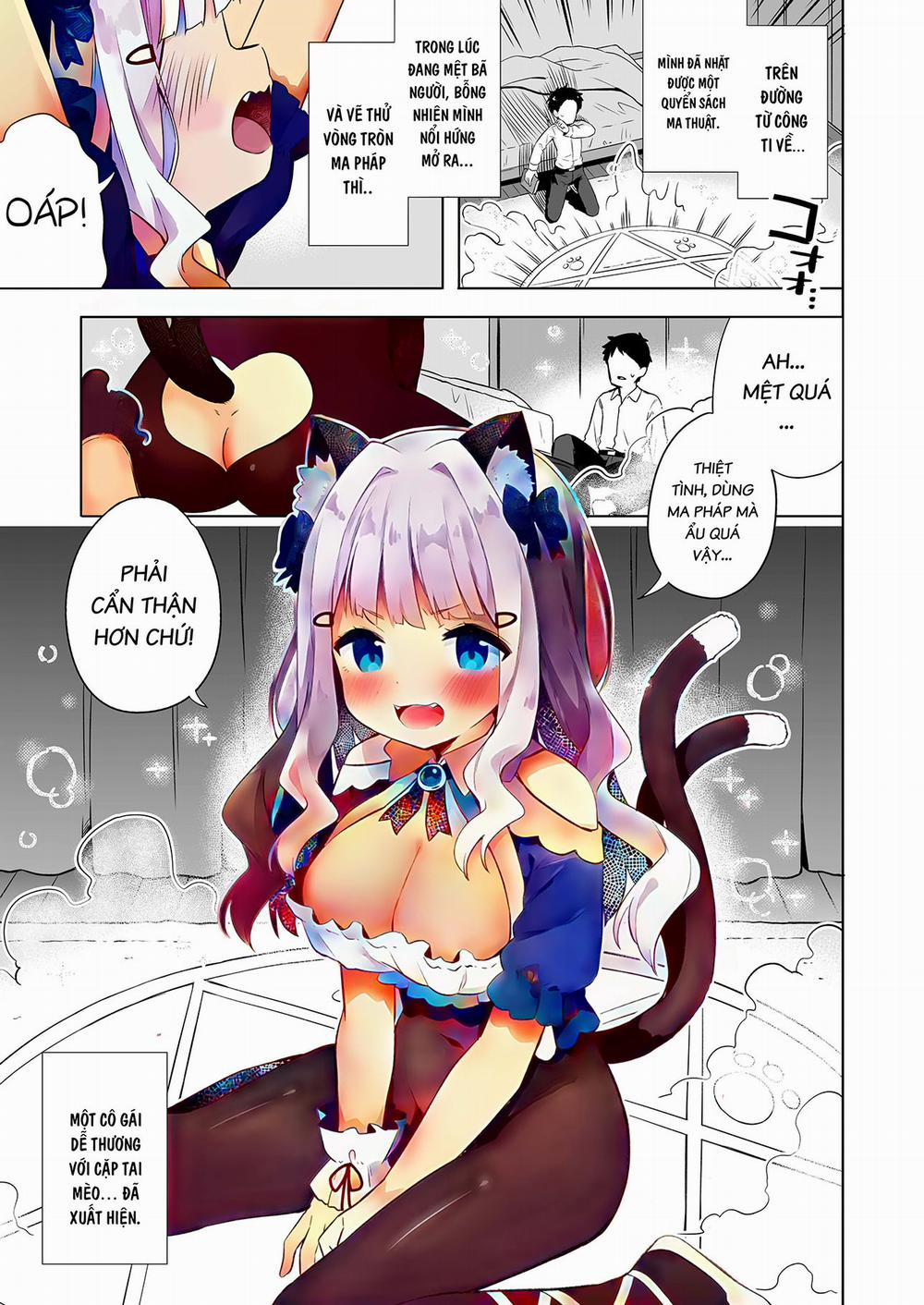 Hirotta Madousho de Chinmai Nekomimi-chan to Ecchi Dekiru Hon Oneshot nứng trang 1