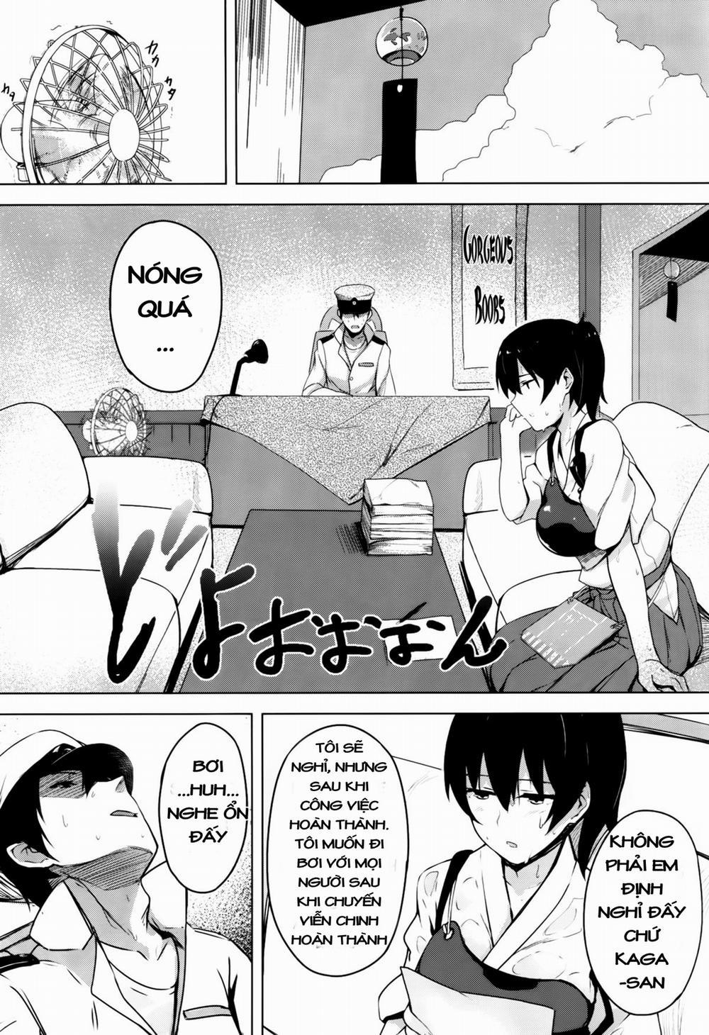 Hishokan Kaga no Natsuyasumi (Kantai Collection -KanColle-) Oneshot trang 1