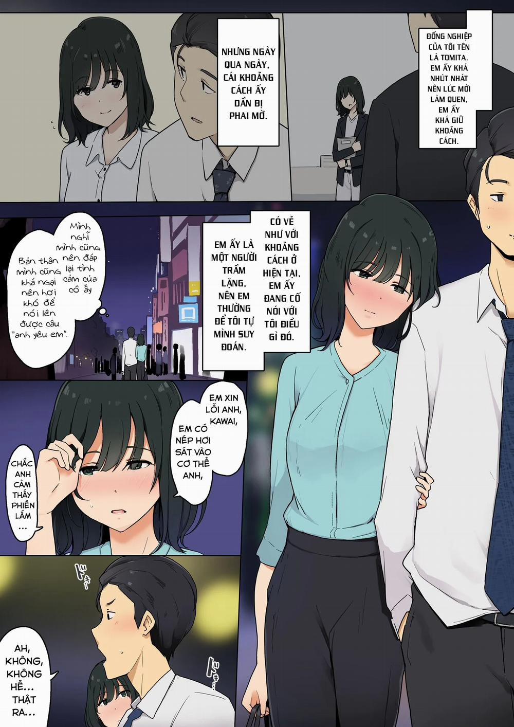 Hitomishiri Douryou Joshi To Micchaku Sex Suru Ohanashi 1 trang 4