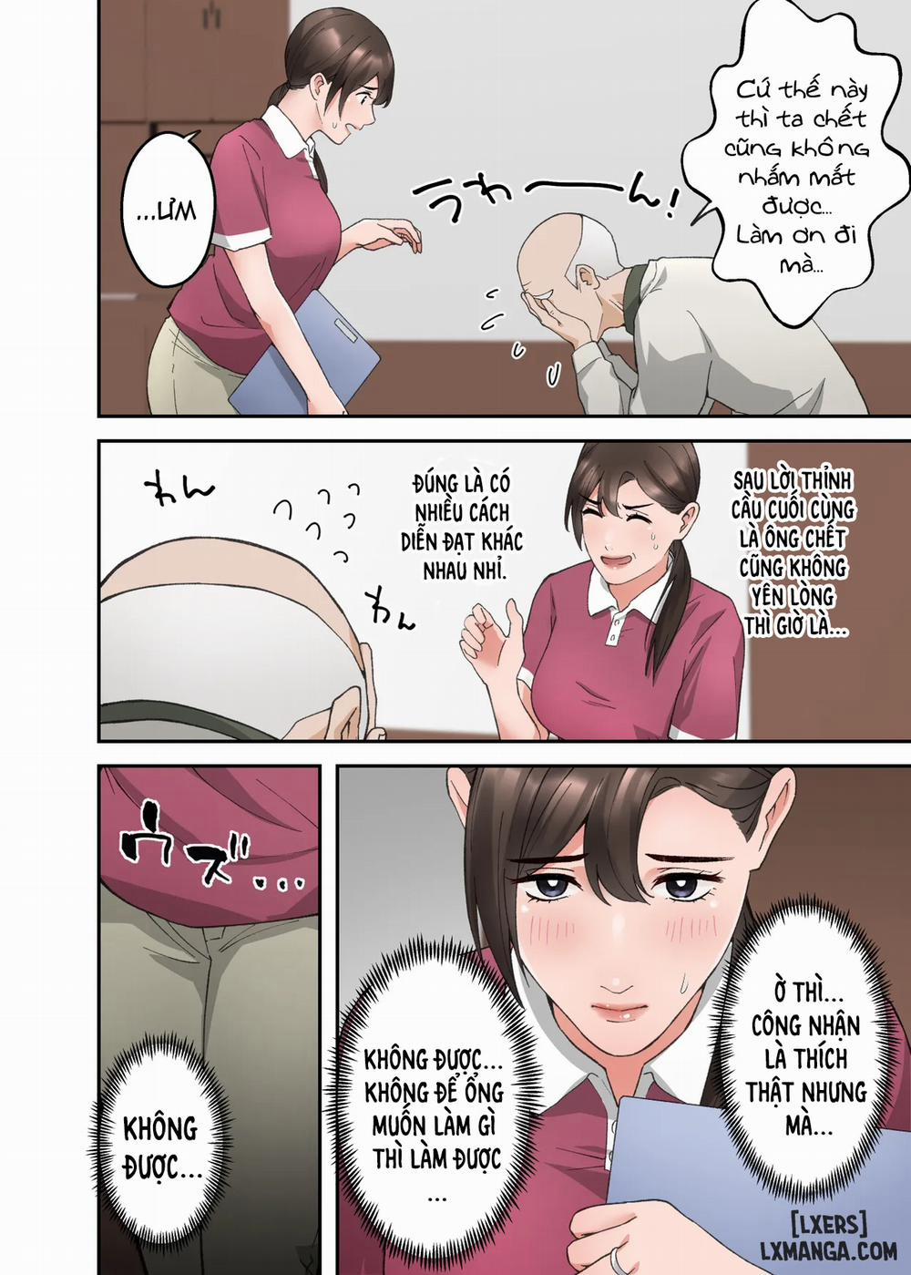 Hitozuma no Kaigoshi ga Yoboyobo Jii-san ni Ikasare Makuru Hanashi- Truyện Màu 2 trang 6