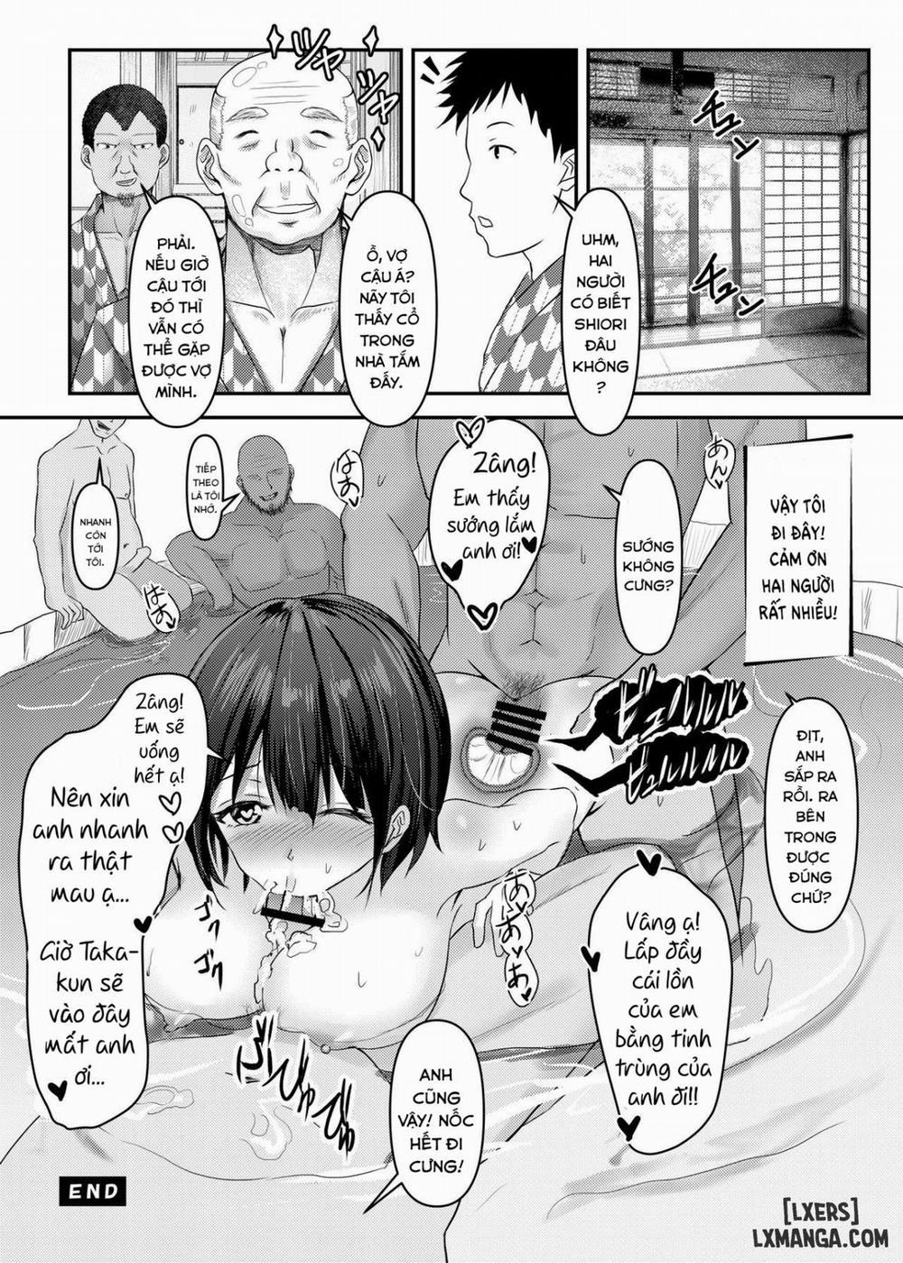 Hitozuma Shiori ga Onsen Ryokou de NTRta Hi Oneshot trang 37