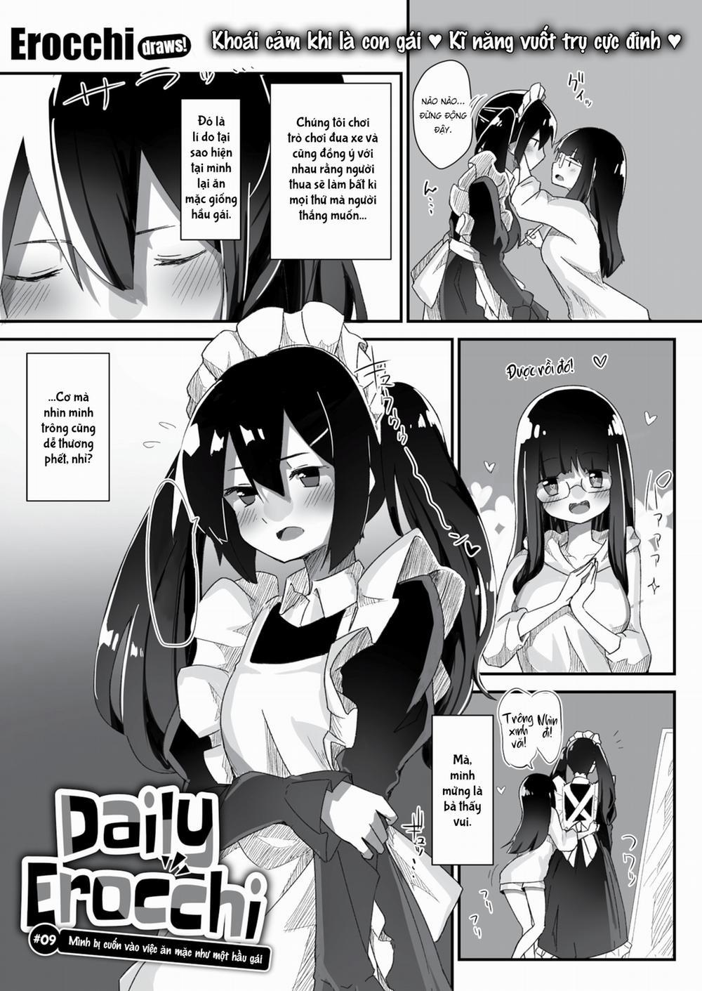 Hoan lạc mỗi ngày 9 0 Mình bị cuốn vào việc ăn mặc như một hầu gái trang 1