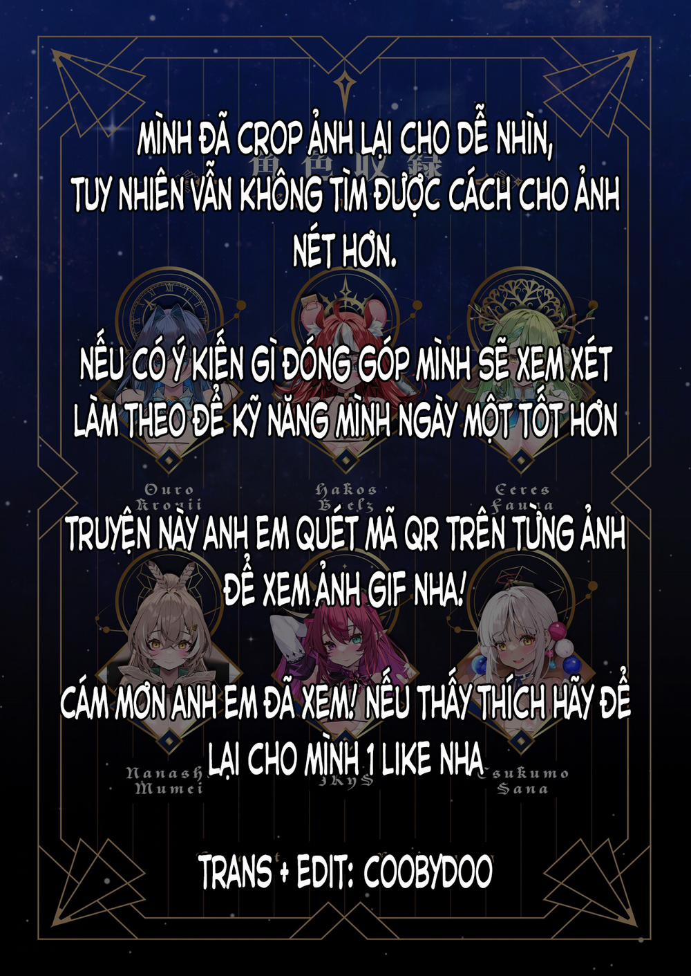 Hololive COUNCLIL 1 trang 1