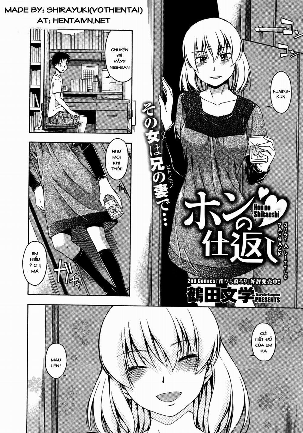 Hon no Shikaeshi Oneshot trang 2