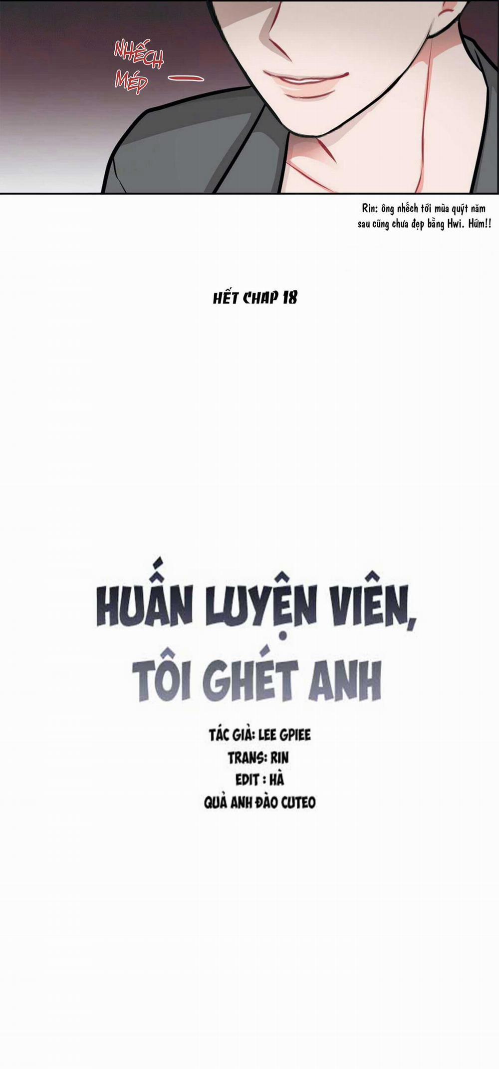 Huấn Luyện Viên Tôi Ghét Cậu 18 trang 26
