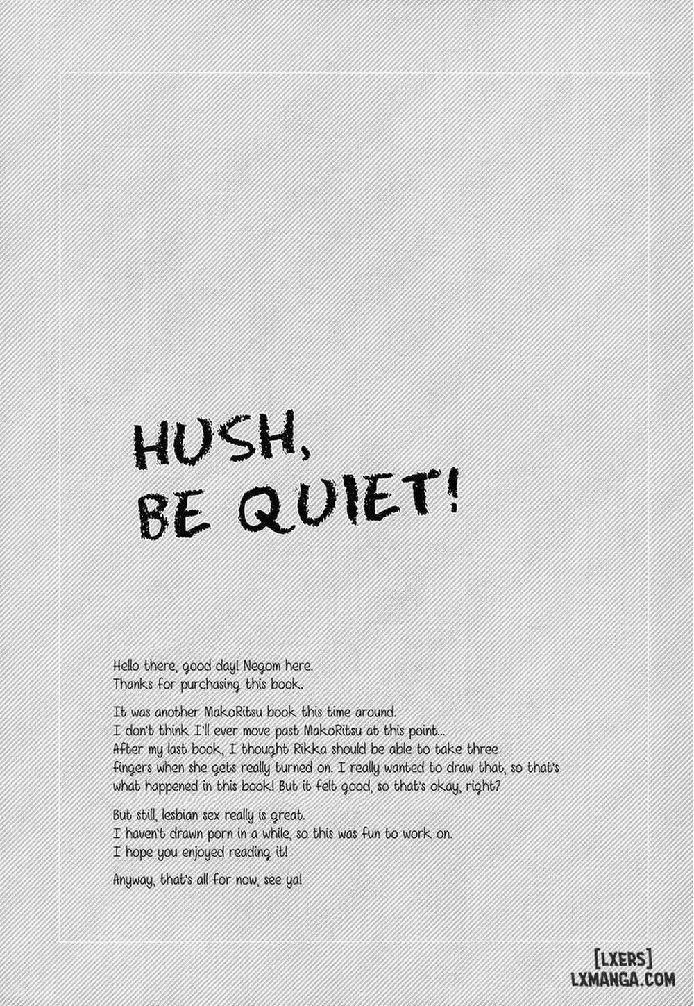 Hush, Be quiet! Oneshot trang 19