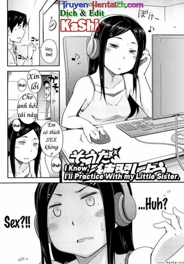 I Know, I'll Practice With My Little Sister. Oneshot trang 1