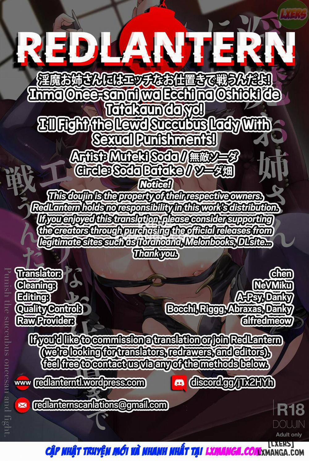 I'll Fight the Lewd Succubus Lady With Sexual Punishments Oneshot trang 40