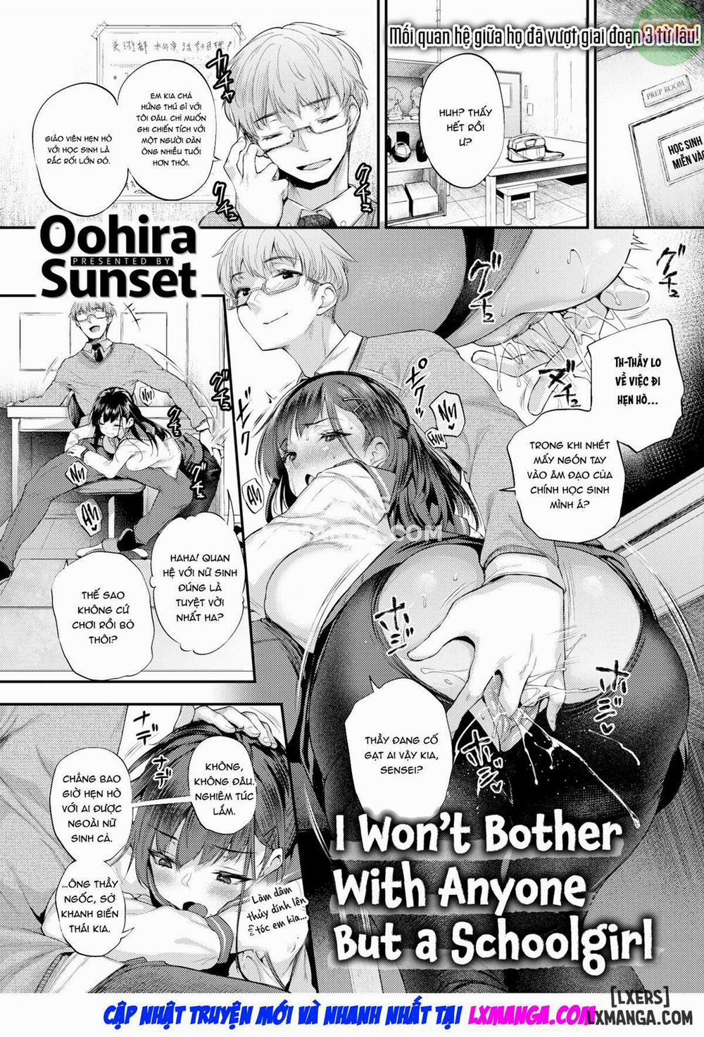 I Won't Bother With Anyone But a Schoolgirl Oneshot trang 4