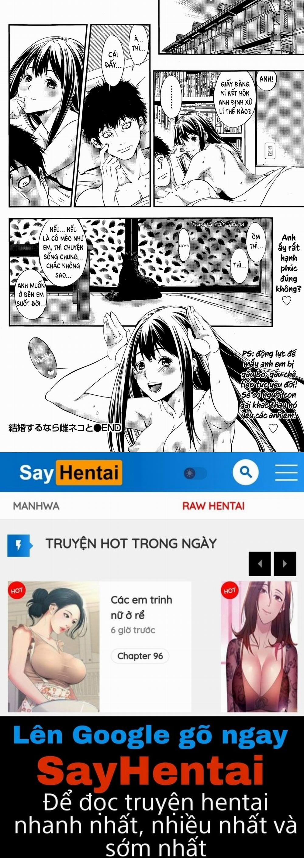 If It's Getting Married, a Catgirl Oneshot trang 19