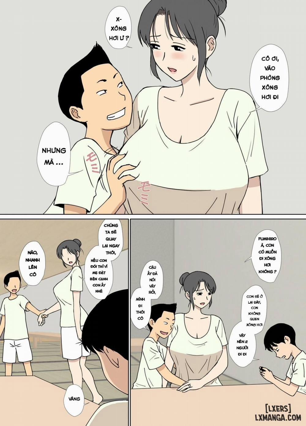 Iinari Tomodachi Mama o Sauna de Chichi Ijiri Oneshot trang 2