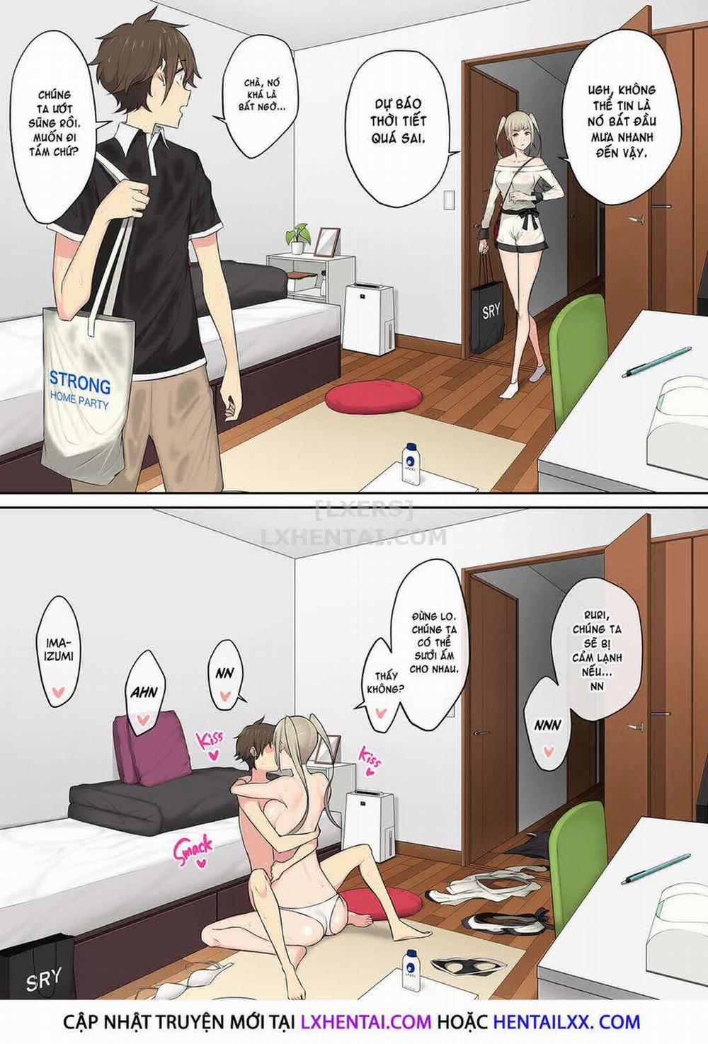 Imaizumi đưa cả bầy Gyaru về nhà mình 3 trang 71