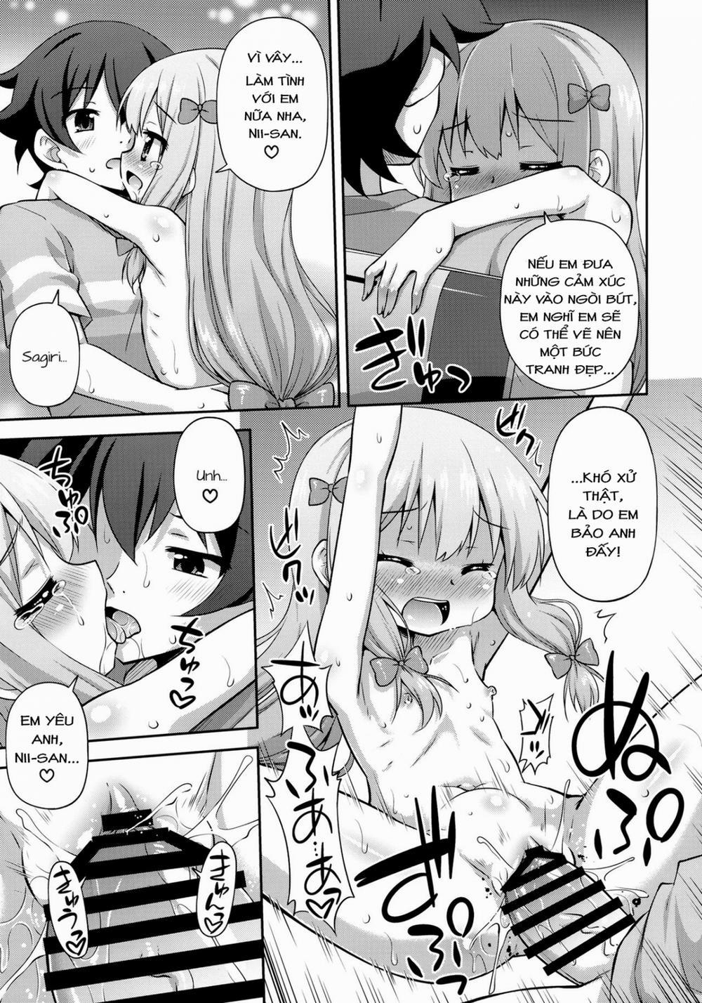 Imouto to Ero LigNov o Tsukurou (Eromanga-sensei) Oneshot trang 14