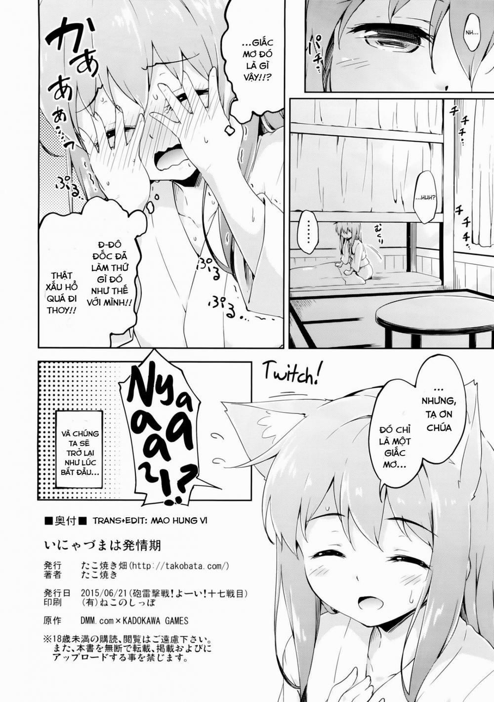 Inyaduma wa Hatsujouki - Inyaduma is in Estrus (Kantai Collection -KanColle-) Oneshot trang 23
