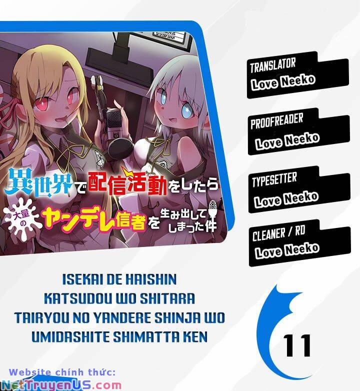 Isekai De Haishin Katsudou Wo Shitara Tairyou No Yandere Shinja Wo Umidashite Shimatta Ken 11 trang 0