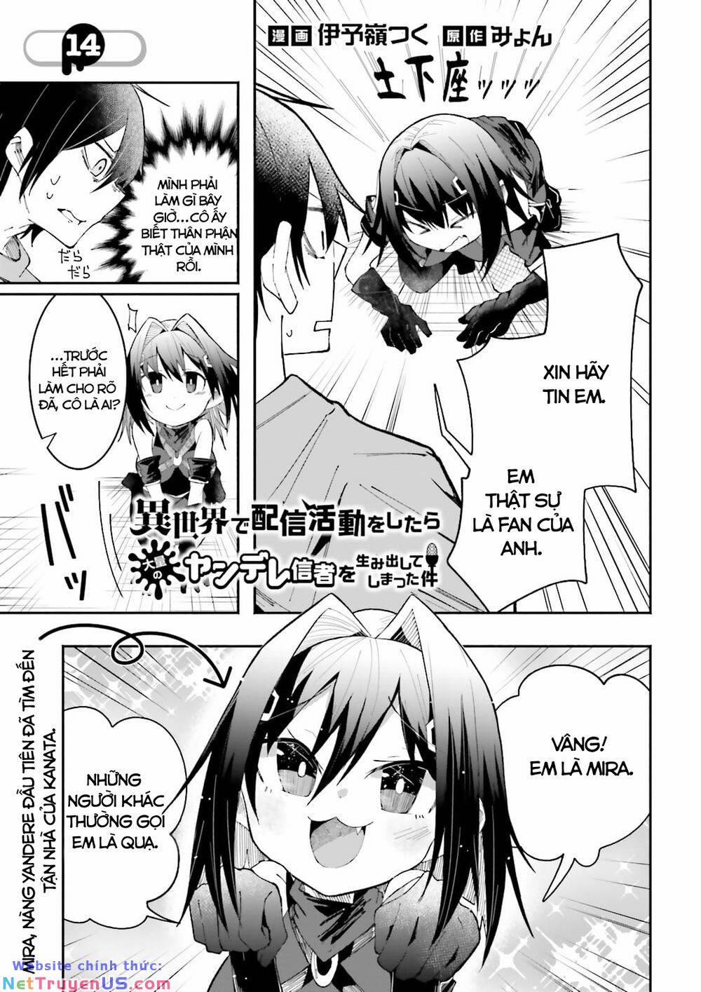 Isekai De Haishin Katsudou Wo Shitara Tairyou No Yandere Shinja Wo Umidashite Shimatta Ken 14 trang 1