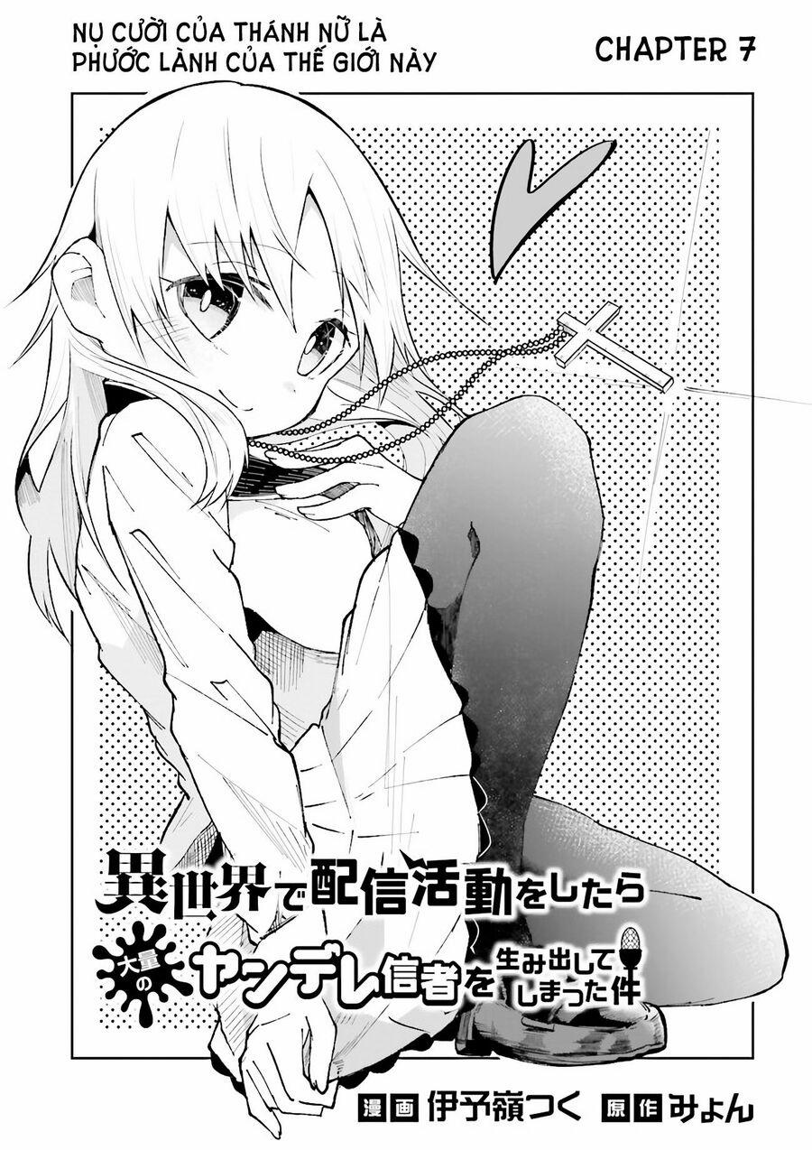 Isekai De Haishin Katsudou Wo Shitara Tairyou No Yandere Shinja Wo Umidashite Shimatta Ken 7 trang 0
