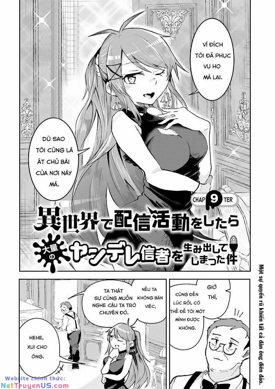 Isekai De Haishin Katsudou Wo Shitara Tairyou No Yandere Shinja Wo Umidashite Shimatta Ken 9 trang 1