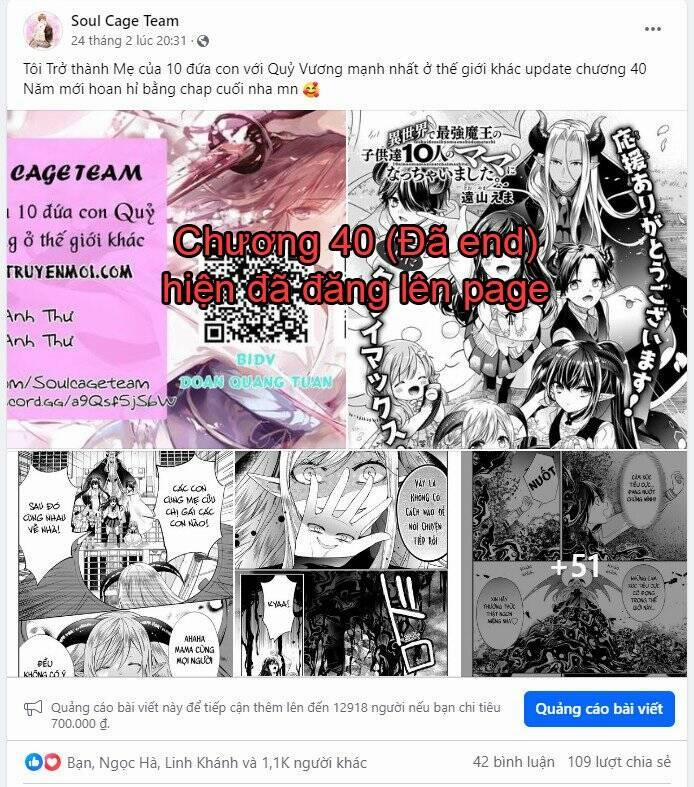 Isekai De Saikyo Mao No Kodomotachi No Mama Ni Natchaimashita 39 trang 1